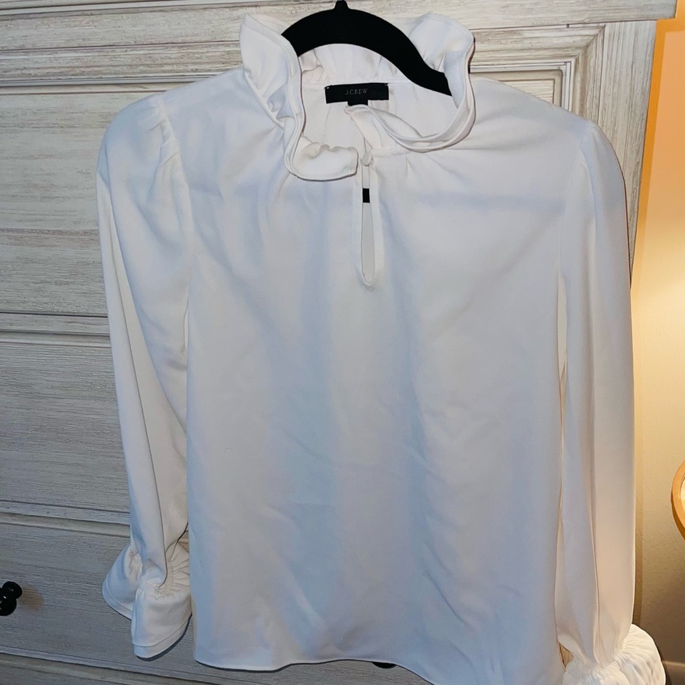 Jcrew Blouse never worn xxs fits like xs